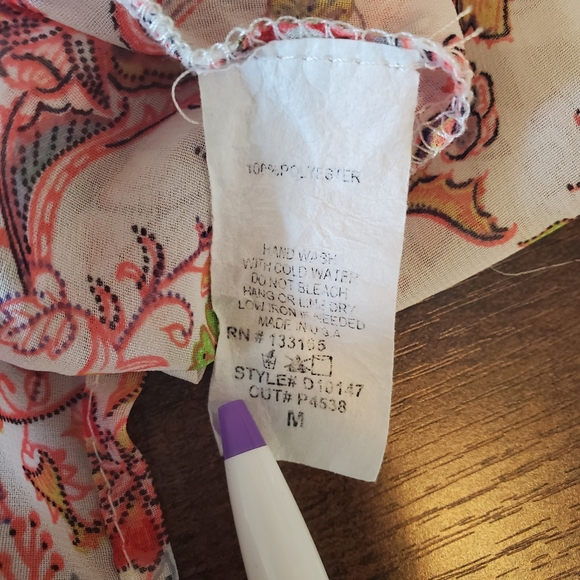 Altar'd State Crochet Back Floral Top - Picture 5 of 5